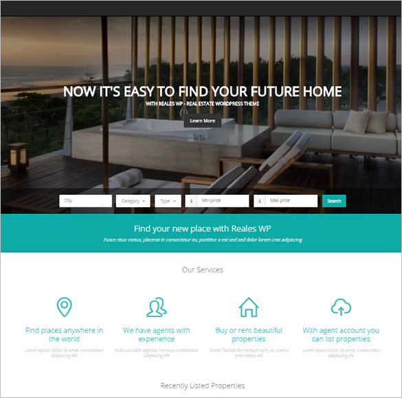 22+ Real Estate Bootstrap Themes & Templates