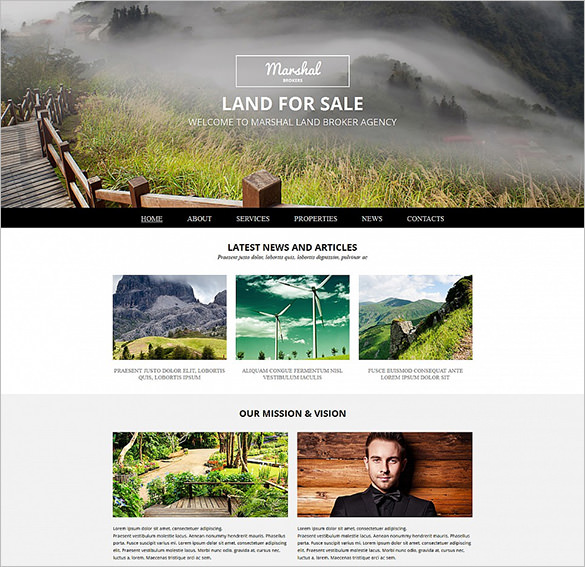 22+ Real Estate Bootstrap Themes & Templates