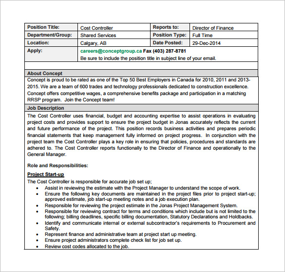 Job Responsibilities Of Manager Financial Controller : Finance Manager : Ensure reconciliations are performed of all accounts and that all balances are explained.