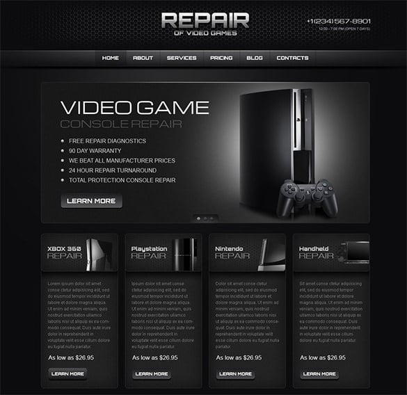 45  Gaming Website Themes Templates Free Premium Templates