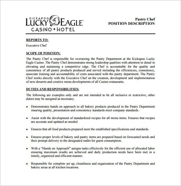 17+ Sous Chef Job Description Templates Free Sample, Example, Format