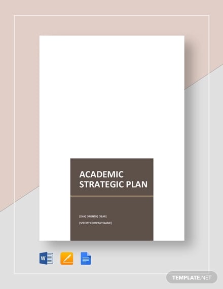 academic strategic plan template