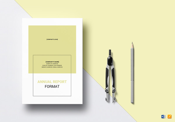 annual report template in ipages