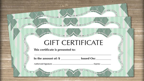 12+ Blank Gift Certificate Templates – Free Sample, Example Format Download!
