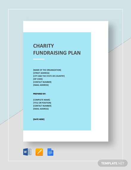 11+ Free Fundraising Plan Templates - Word, PDF, Apple Pages | Free