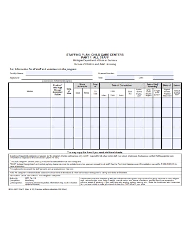 child-health-care-staffing-plan-template