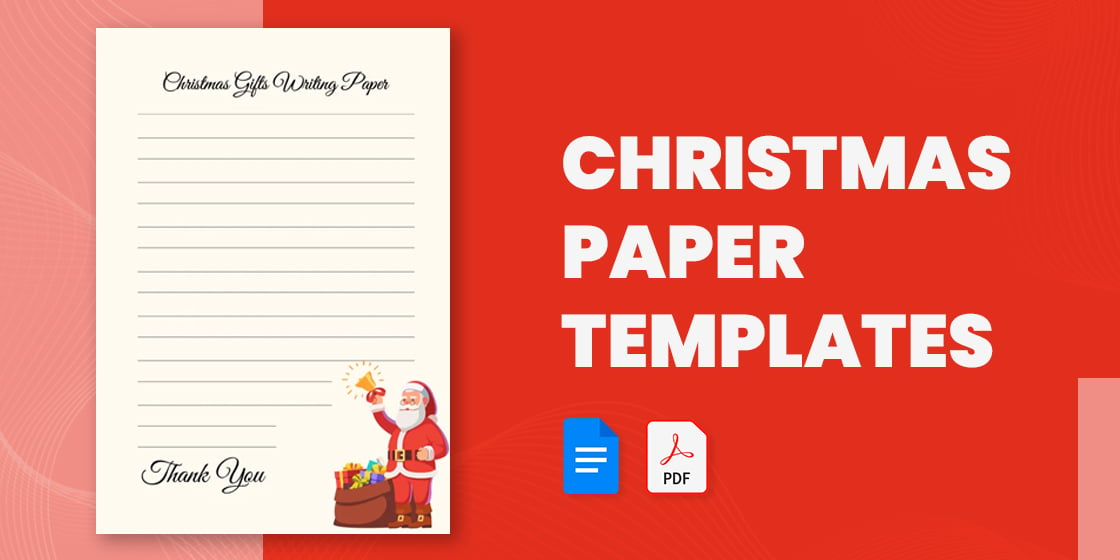 christmas paper templates – doc psd apple pages