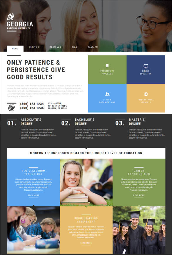 25+ Education Bootstrap Themes & Templates