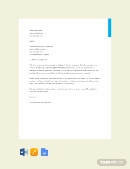 Appeal Letter - 21+ Sample, Example, Format | Free & Premium Templates