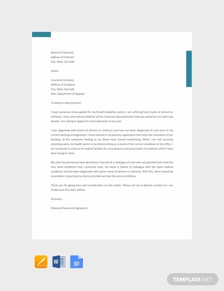 19+ Appeal Letter Templates - PDF, DOC