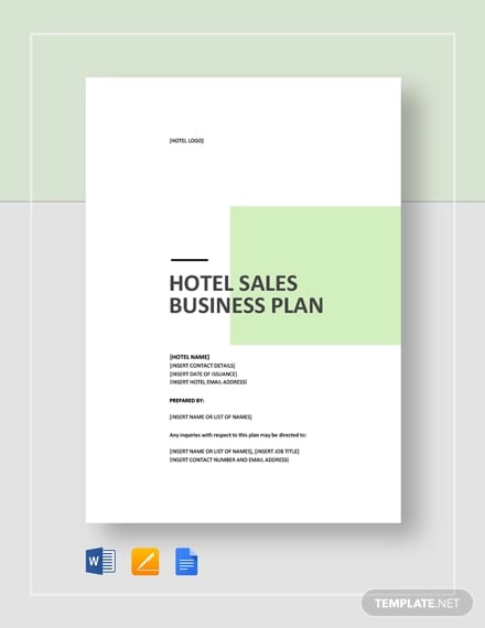 hotel-sales-business-plan-template