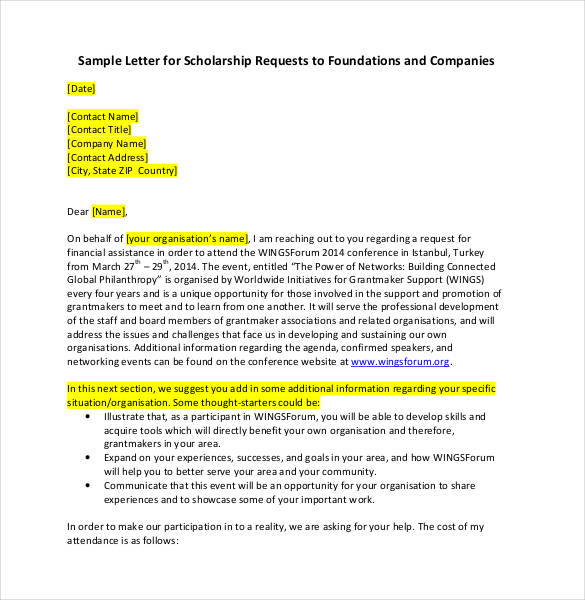 Sponsorship Letter Sample Grude Interpretomics Co
