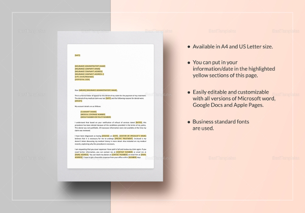 letter-to-appeal-a-medical-claim-denial-template