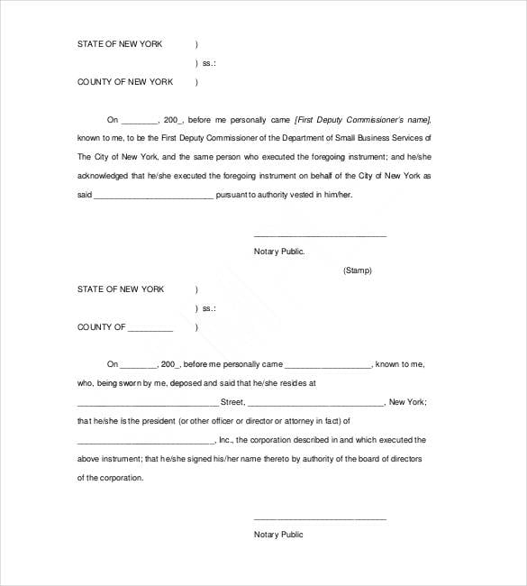 Example Of Notarized Letter from images.template.net