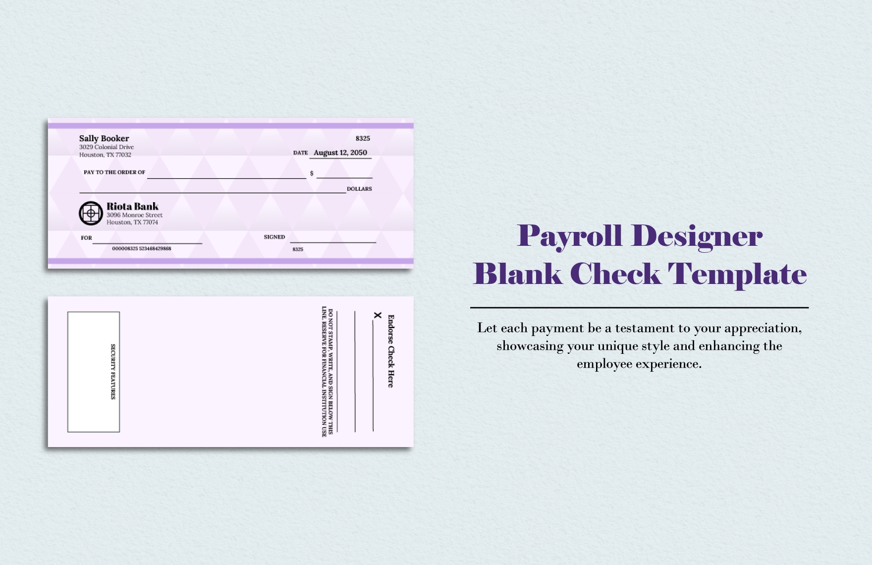 28+ Blank Check Template - DOC, PSD, PDF &amp; Vector Formats