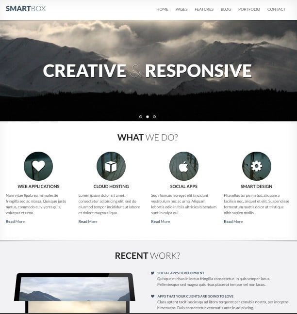 responsive bootstrap html template