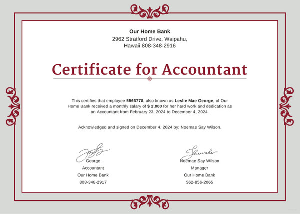 bookkeeping and accounting certificate