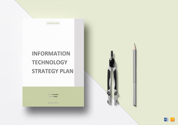 simple it strategy plan template