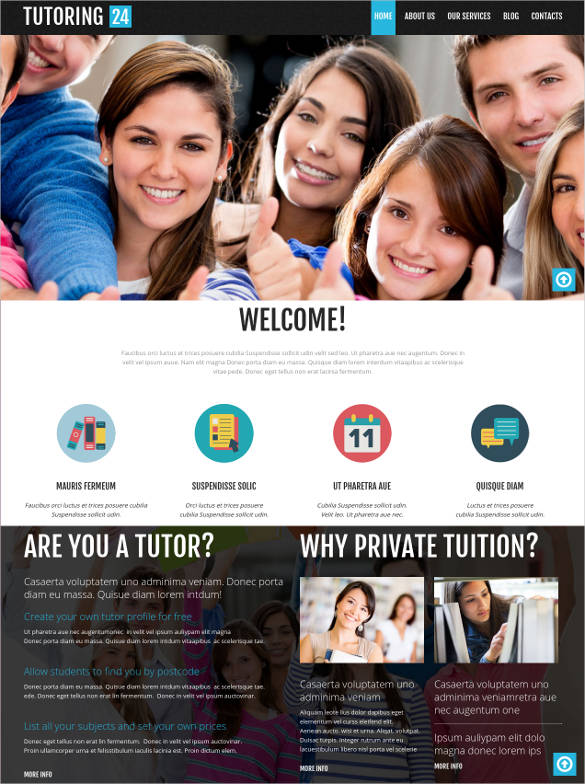 25+ Education Bootstrap Themes & Templates