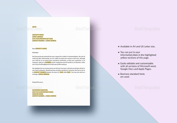 verification-of-employment-and-letter-of-recommendation-template