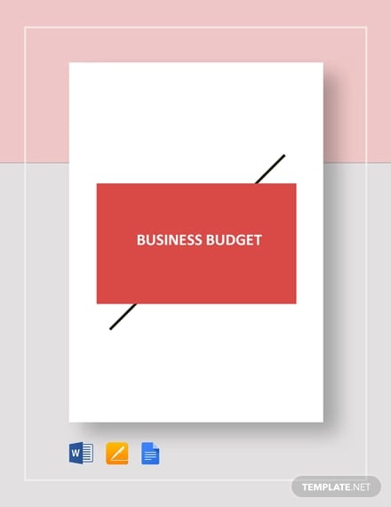 business plan budget