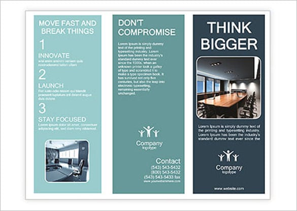 conference room brochure template