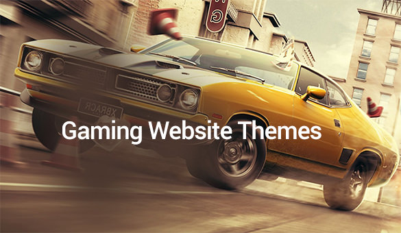 gaming website themes
