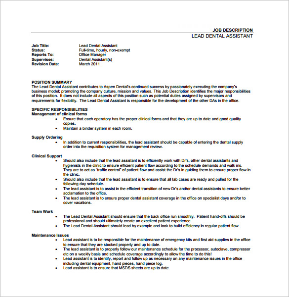 dental-assistant-job-description-template-master-template