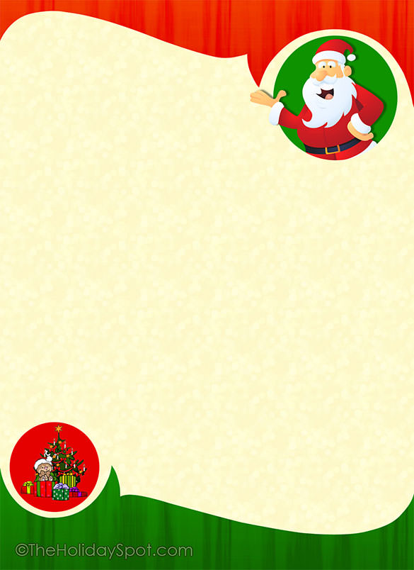 17  Christmas Paper Templates DOC PSD Apple Pages Free Premium