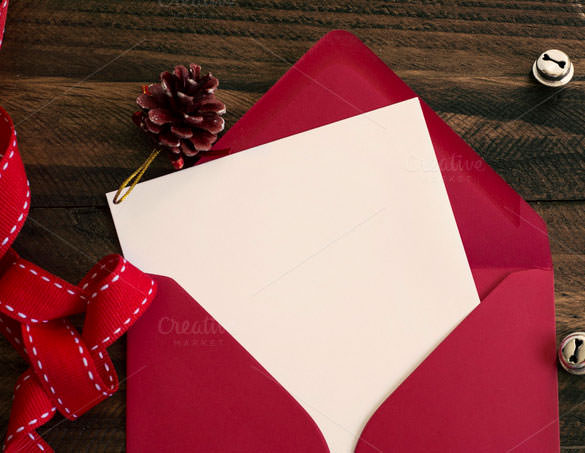 template letter envelope Envelope 89 Templates PSD, Christmas Free  Ai  EPS,