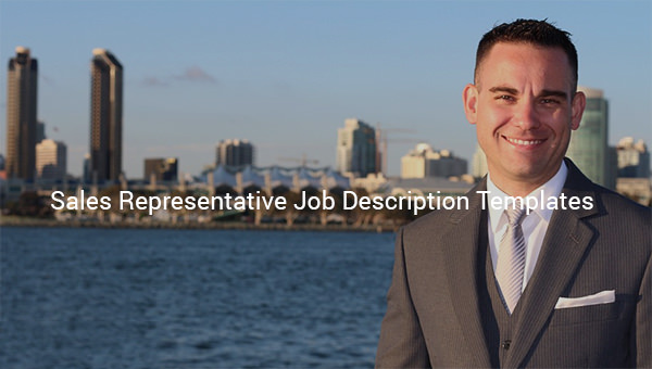 sales representative job description template