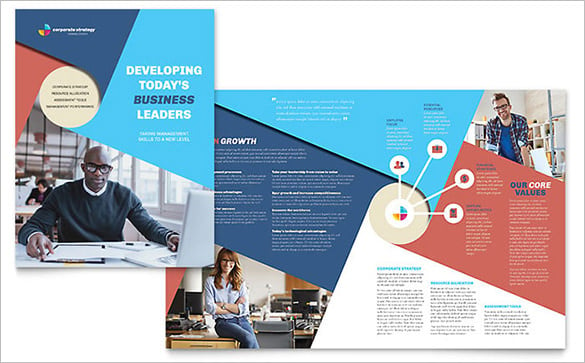 corporate strategy brochure template