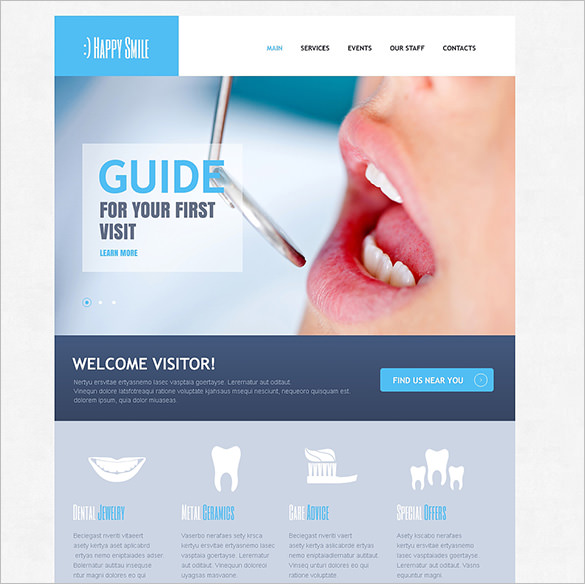 dental care drupal template download