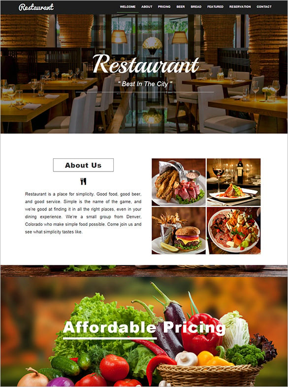 city-restaurant-website-theme