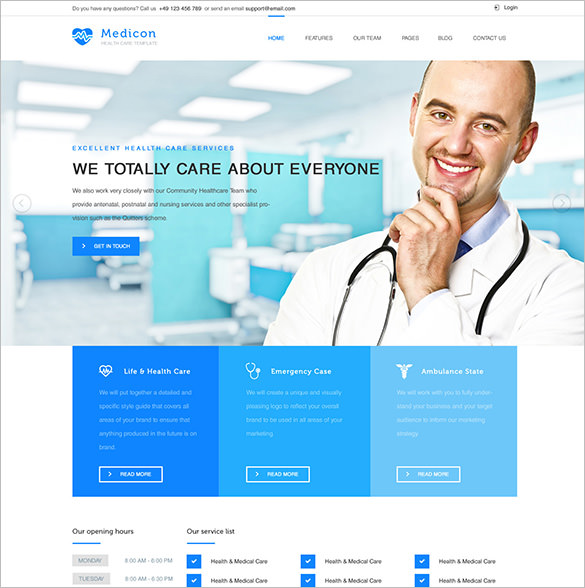 13+ Health HTML5 Themes & Templates