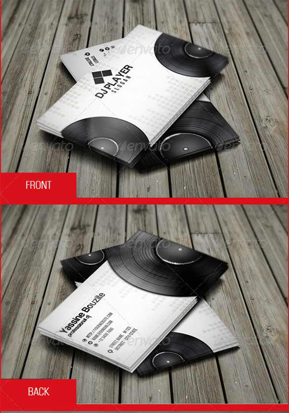 18+ DJ Business Cards - Free PSD, EPS, AI, InDesign, Word ...