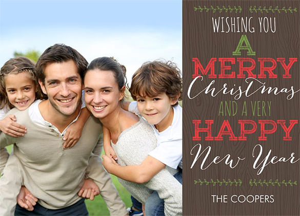 rustic christmas needles new year greeting download