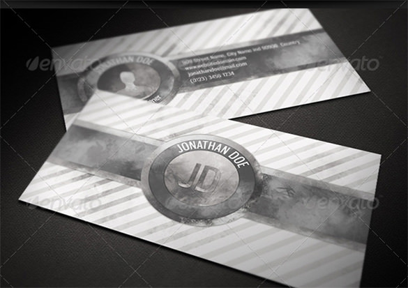 grunge business card grufirst