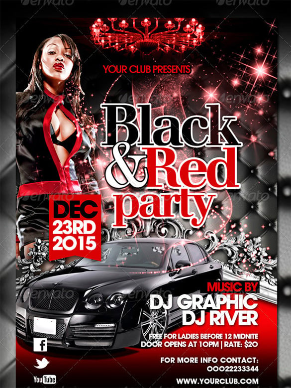 black-and-red-party-flyer-templates