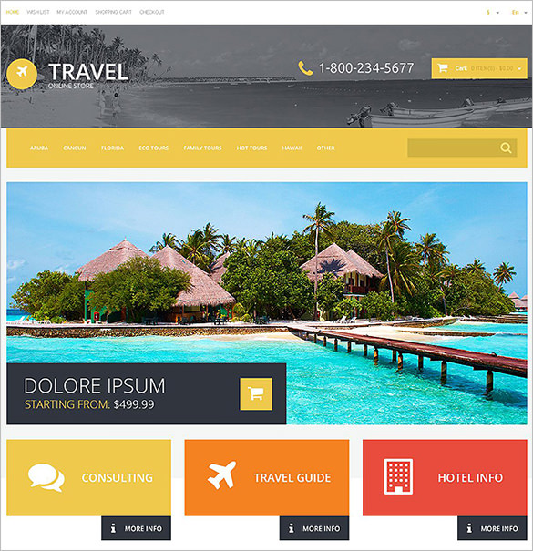 10+ Travel Opencart Themes & Templates 