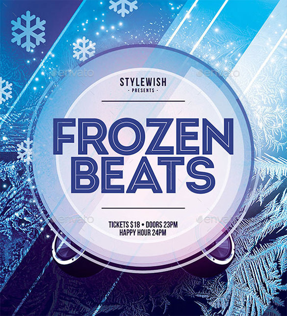 frozen beats flyer