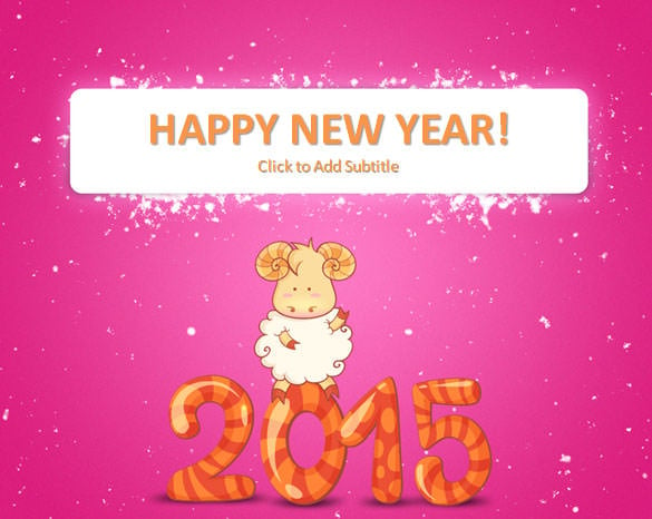 free download happy new year 2015 powerpoint template