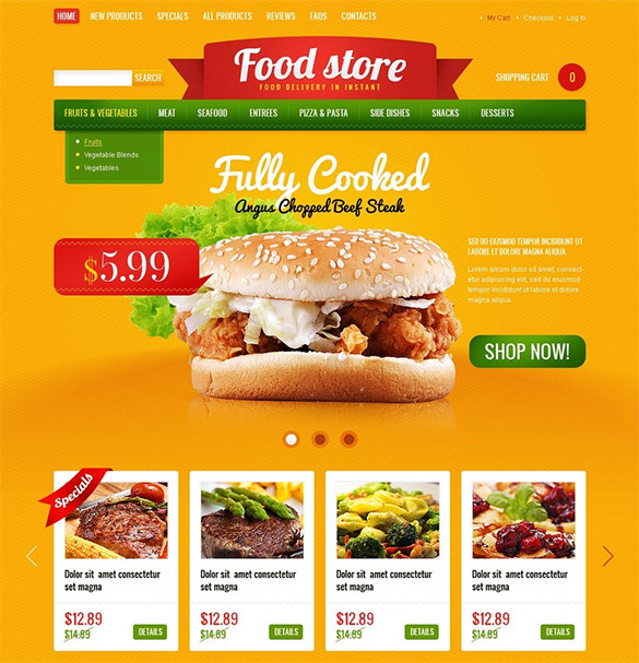 22+ Restaurant ZenCart Themes & Templates