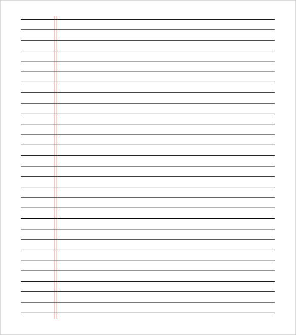 notebook paper background for word