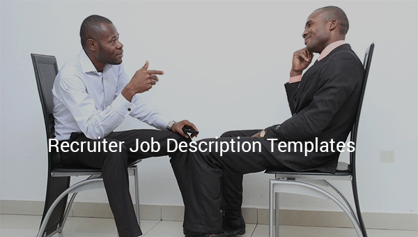 recruiter job description template
