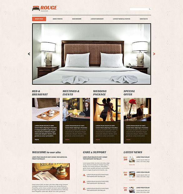 24+ Hotel Bootstrap Themes & Templates