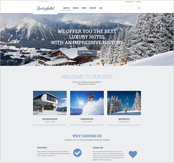 24+ Hotel Bootstrap Themes & Templates