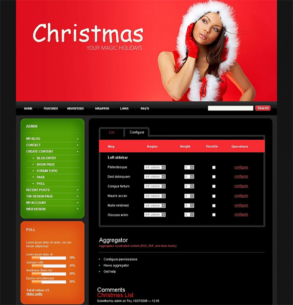 18+ Christmas Website Themes & Templates