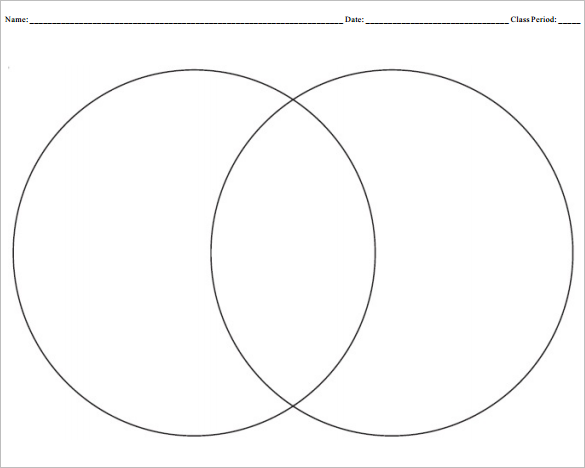 Editable Venn Diagram Template Free Word Template