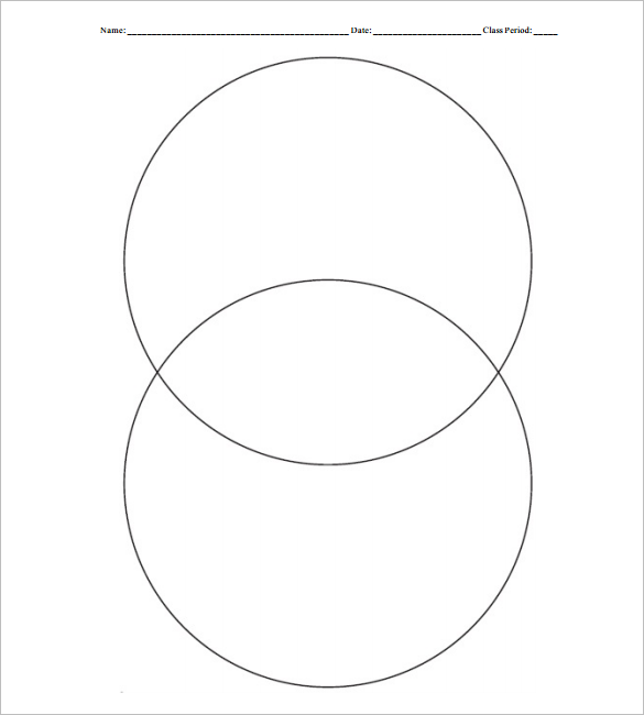 15+ Blank Venn Diagram Templates - PDF, DOC